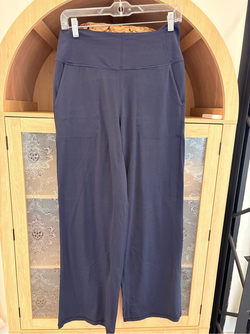Women's Wide-Leg Pull-On Pants - Navy